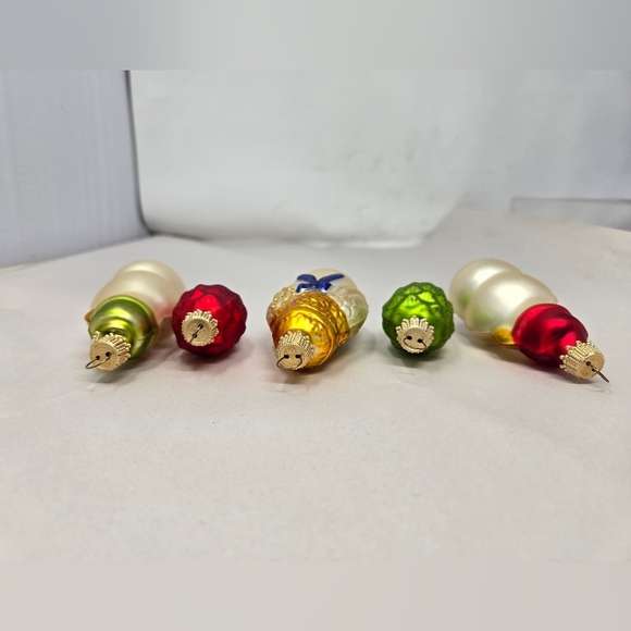 Christmas Ornaments St Nicholas Square European Glass Mouth Blown Hand Decorated - Picture 8 of 13